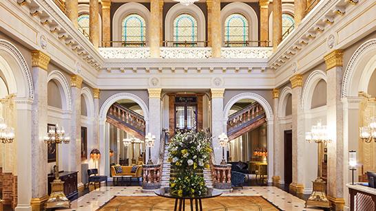 Victoria Hotel lobby