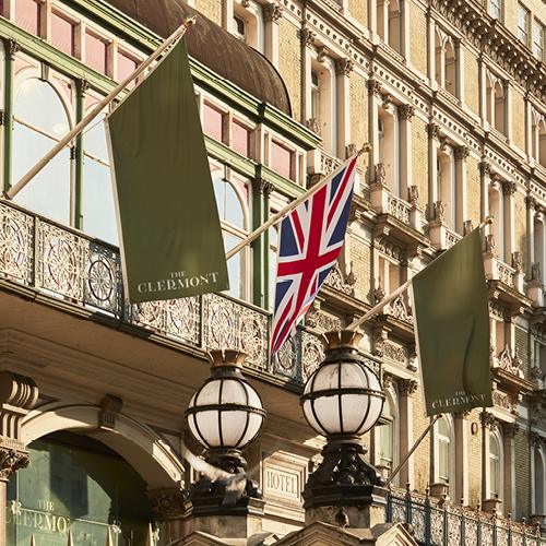 Photo of entrance of the Clermont hotel Charing Cross