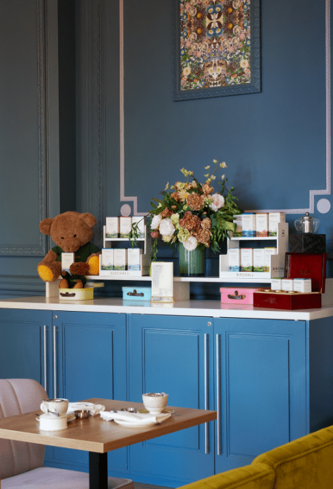 Teas for afternoon tea at the Clermont Hotel, Victoria