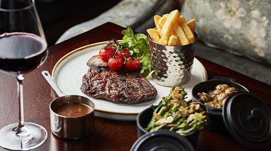 Clermont Charing Cross steak with fries
